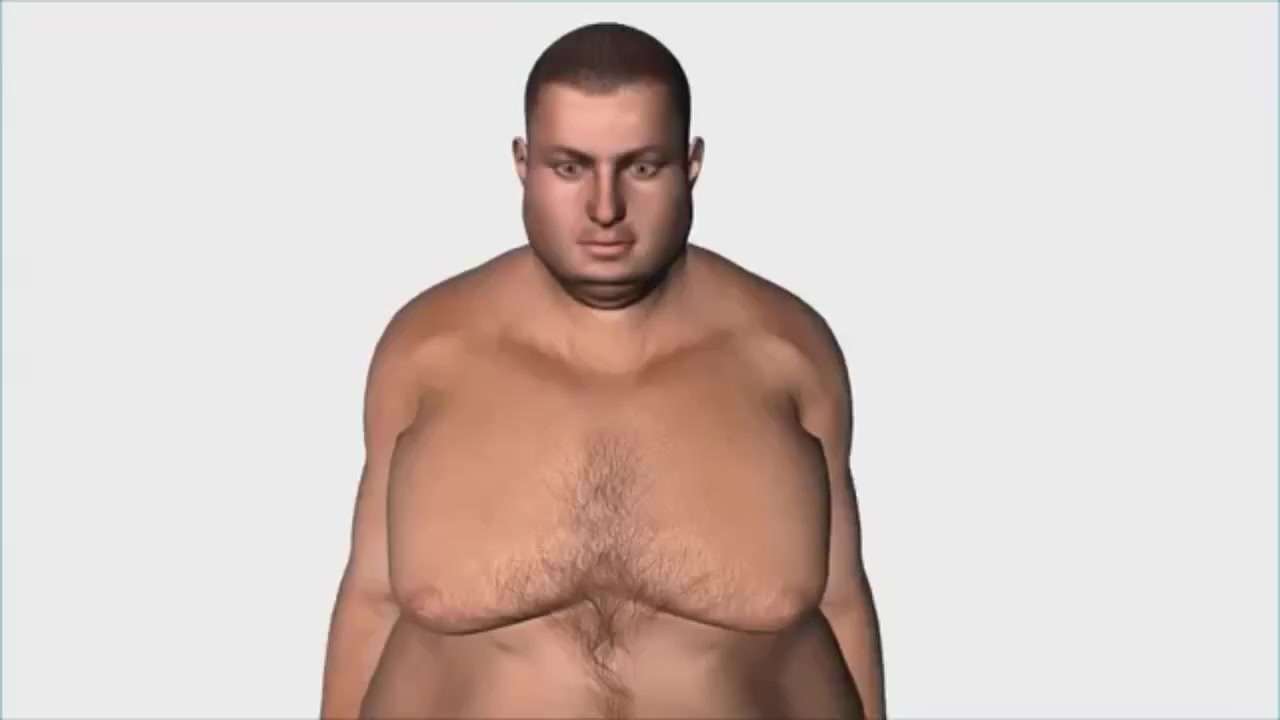 デブからマッチョへ変身 スローモーション ニコニコ動画