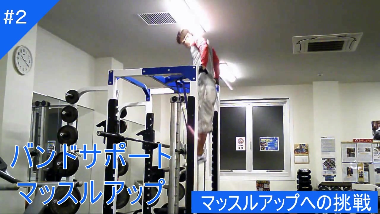マッスルアップへの挑戦2 挑戦企画 ニコニコ動画