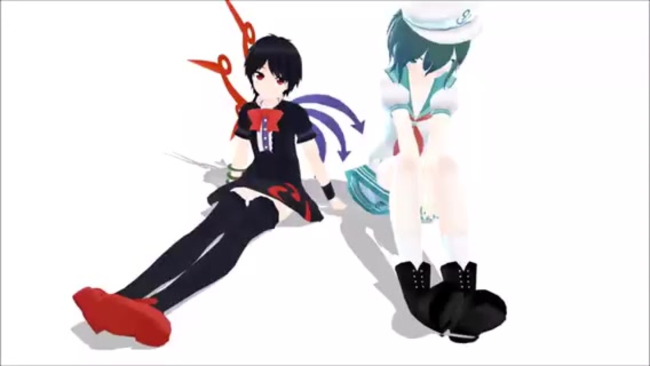 東方mmd 村紗とぬえがマトリョシカを踊ってくれたよ ニコニコ動画