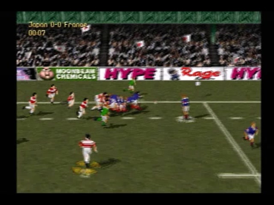 【グレイトラグビー実況'98】レトロなラグビーゲームで日本代表がW杯に挑む！ Part4/6【PS1】