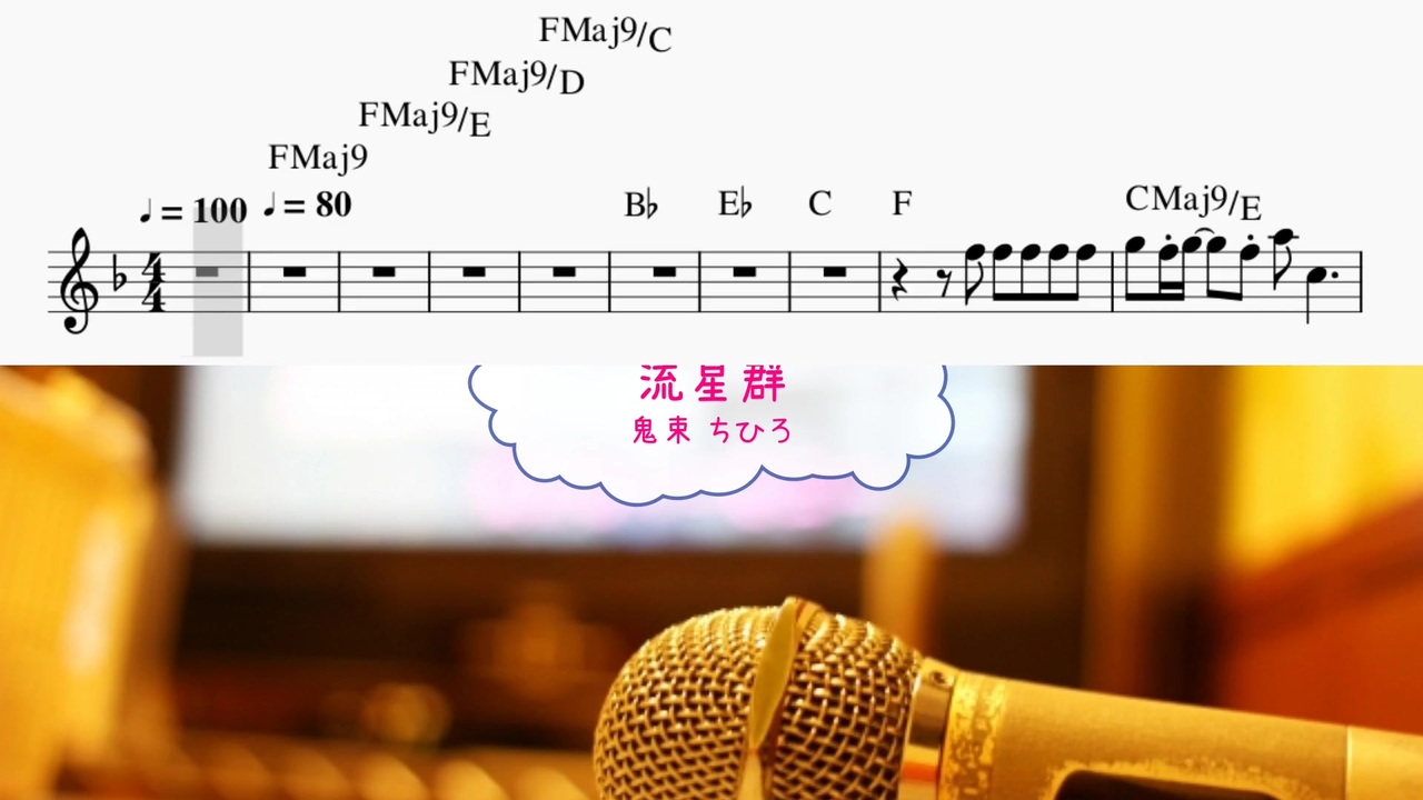 オフボprm M譜 流星群 鬼束ちひろ Offvocal 歌詞 あり ガイドメロディーあり ニコニコ動画
