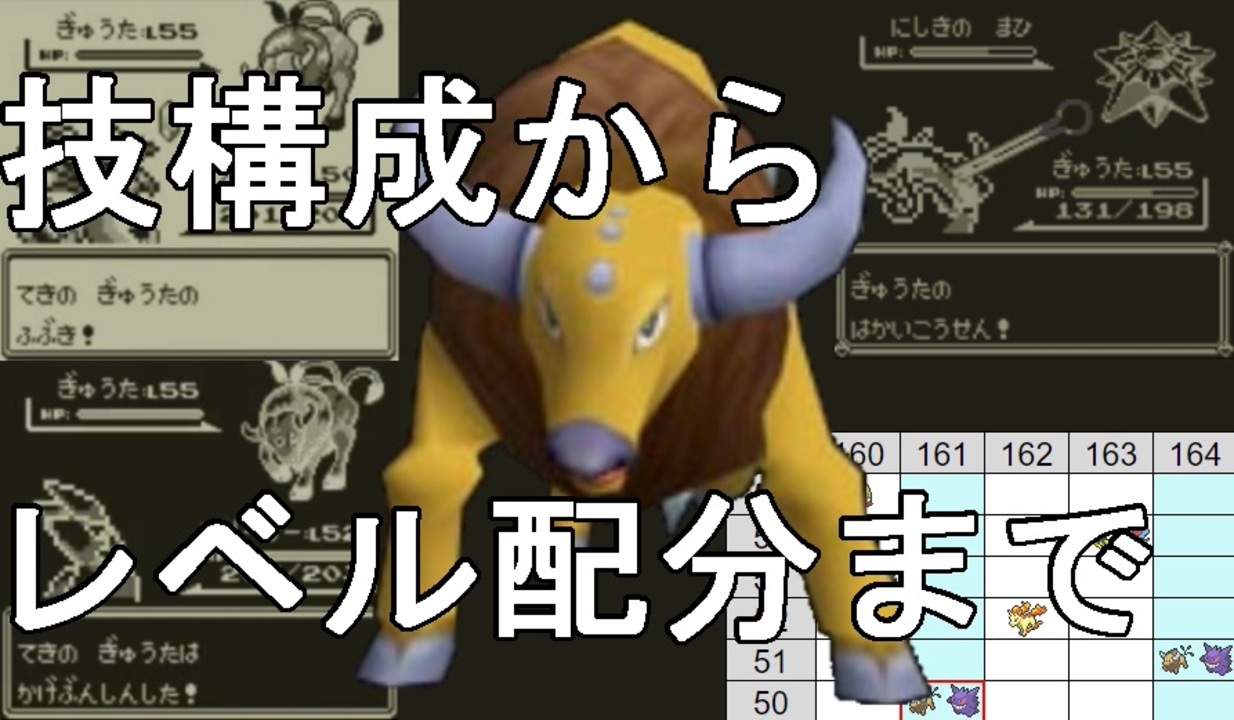 初代ポケモンの対戦環境がわかる動画 下 個別解説 ニコニコ動画