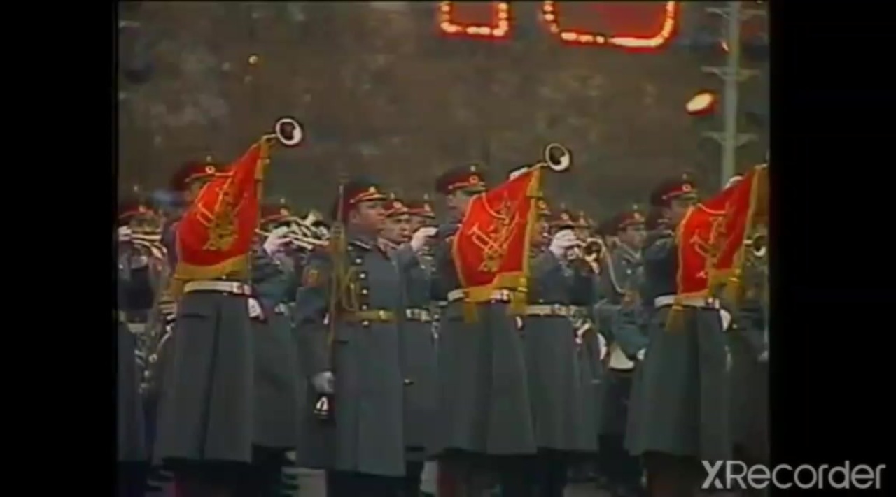 ウスチノフ国防相演説付きソ連革命記念パレード国歌1976年 ニコニコ動画