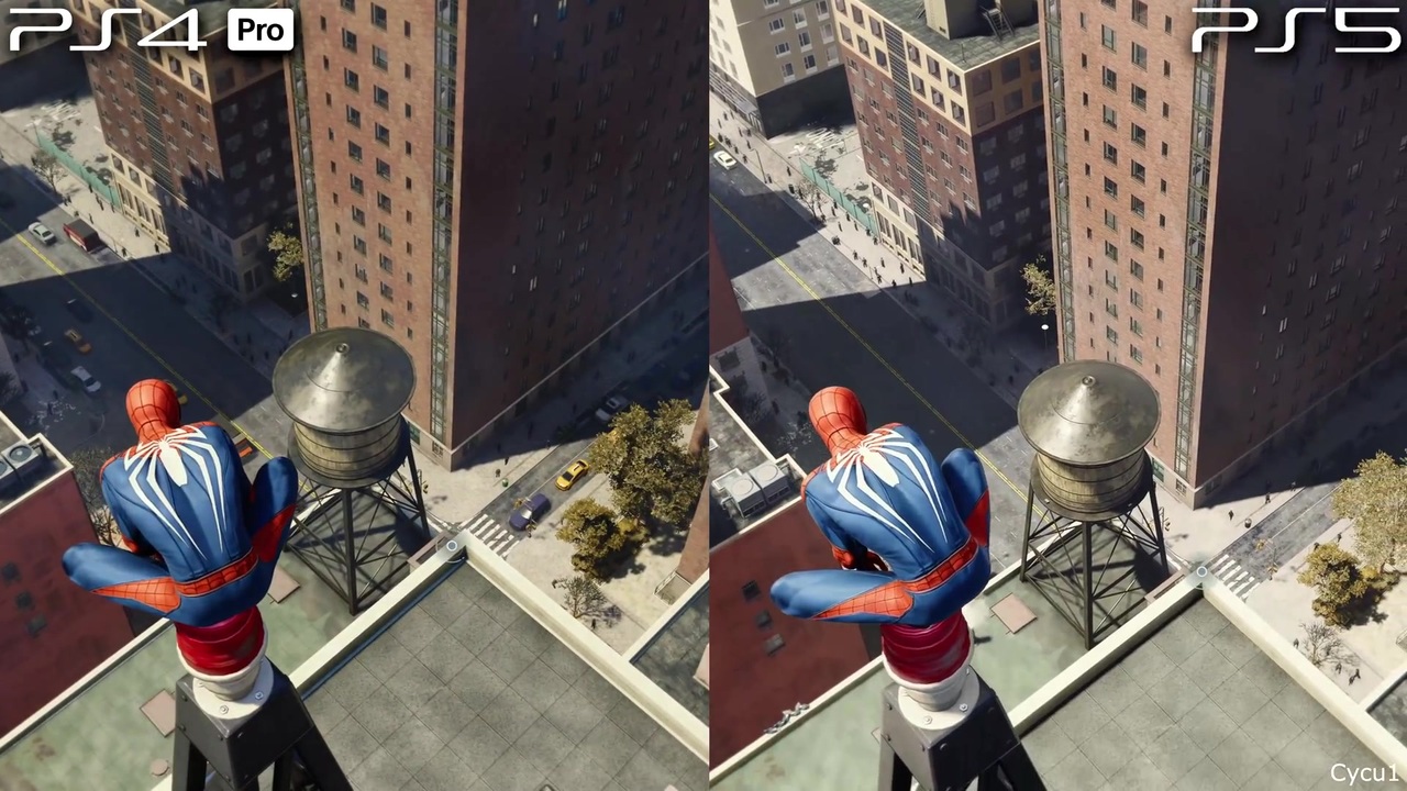Marvel S Spider Man グラフィック比較 Ps4 Pro Vs Ps5 Performance Mode 4k ニコニコ動画