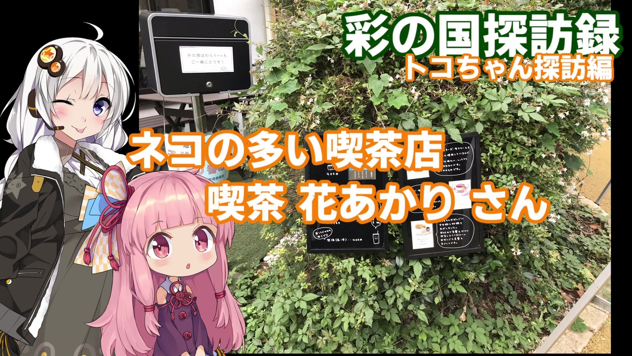 彩の国探訪録 トコちゃん探訪編 Part12 見沼通船堀のカフェ と猫 琴葉 茜車載 ニコニコ動画