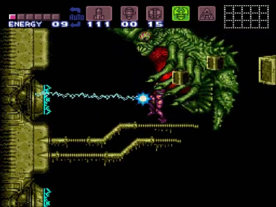 Mt3 スーパーメトロイド 10 15 ドレイゴン戦 スペースジャンプ スプリングボール ニコニコ動画