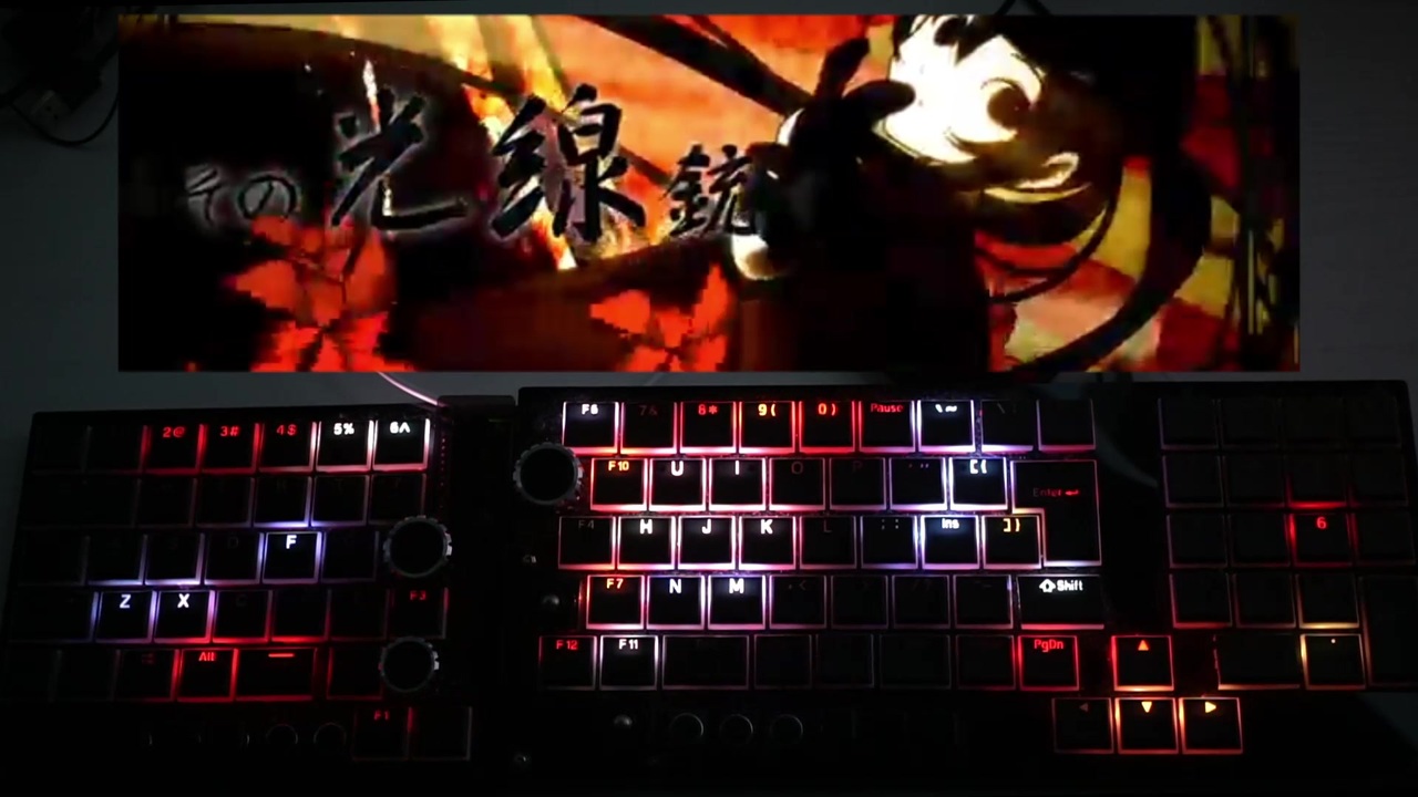 キーボードのキーledで千本桜 ニコニコ動画