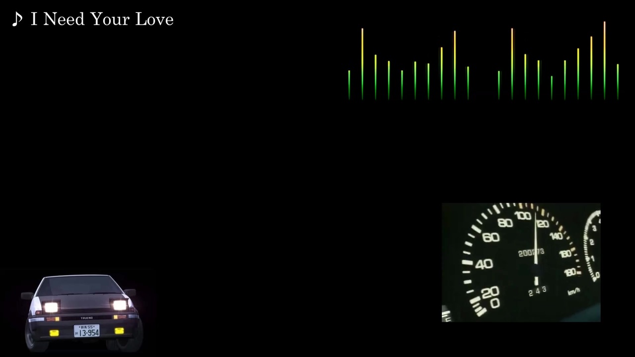 頭文字d 歌詞 和訳 I Need Your Love ニコニコ動画