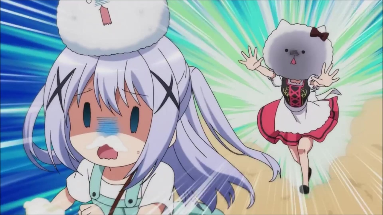 ごちうさBLOOM 4羽]チノちゃんを追いかけるティッピー