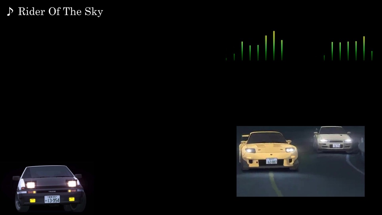 頭文字d 歌詞 和訳 Rider Of The Sky ニコニコ動画