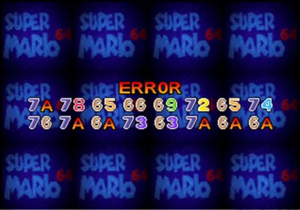 スーパーマリオ64 エラー (フィルターなし) - ニコニコ動画