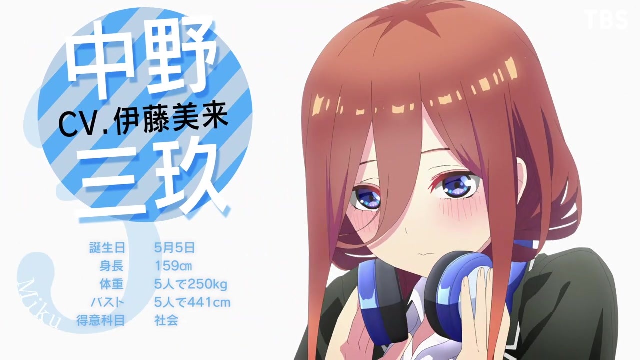 人気の 五等分の花嫁 動画 319本 ニコニコ動画