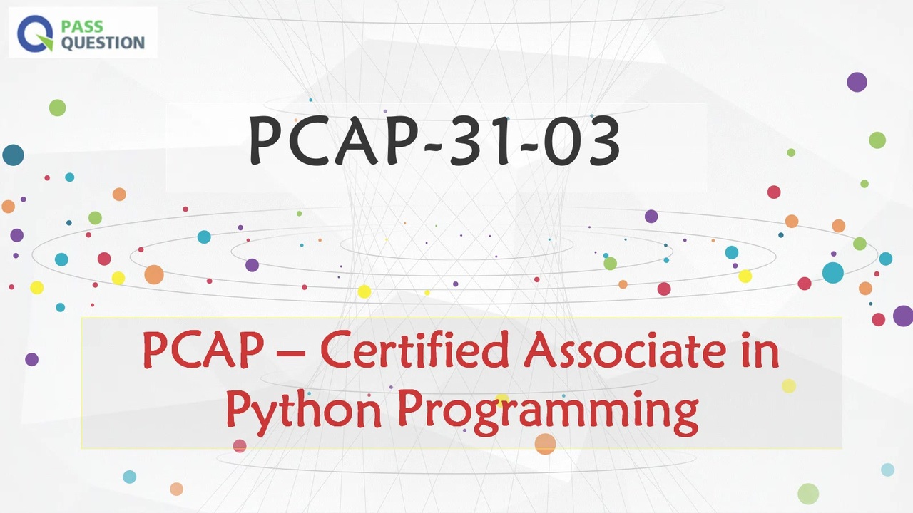 Exam PCAP-31-03 Tutorials