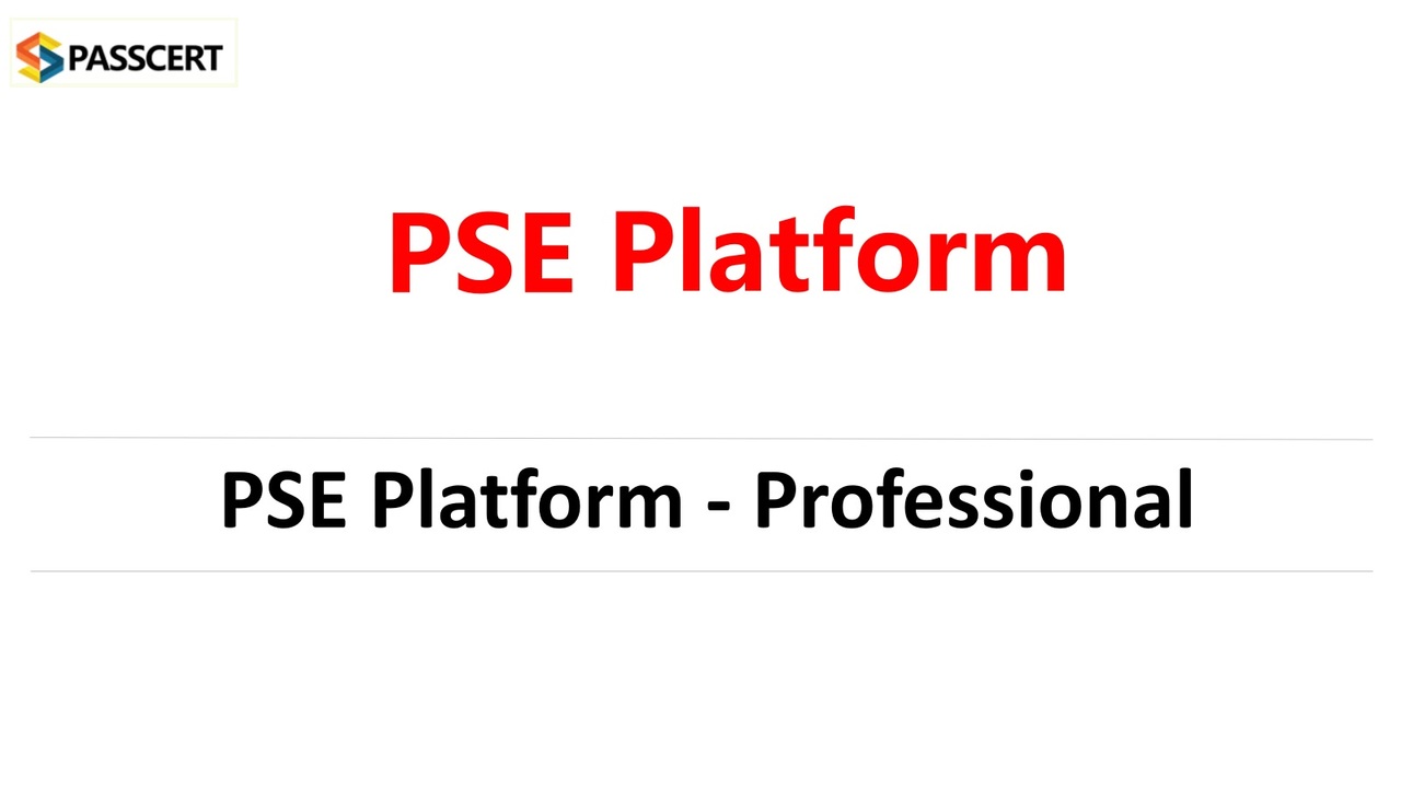 PSE Platform - Professional Exam Questions - ニコニコ動画