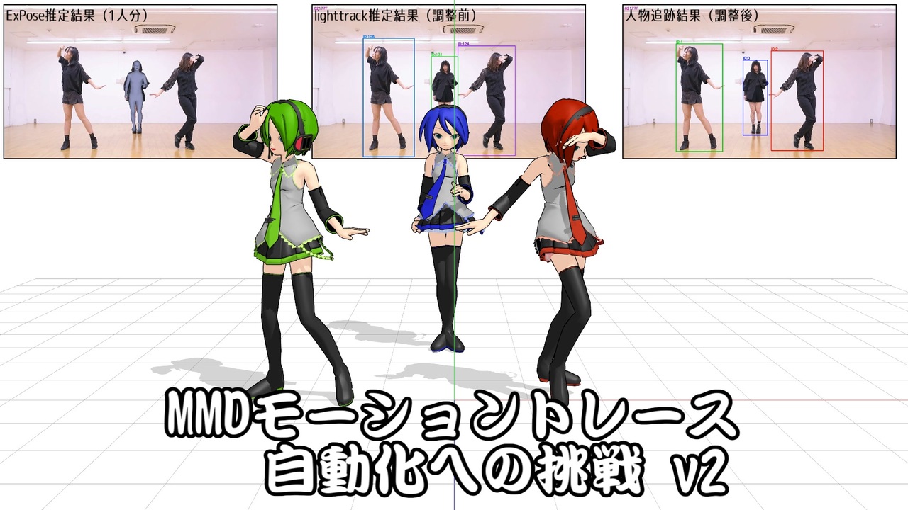 人気の Mmdモーショントレース自動化キット 動画 23本 ニコニコ動画