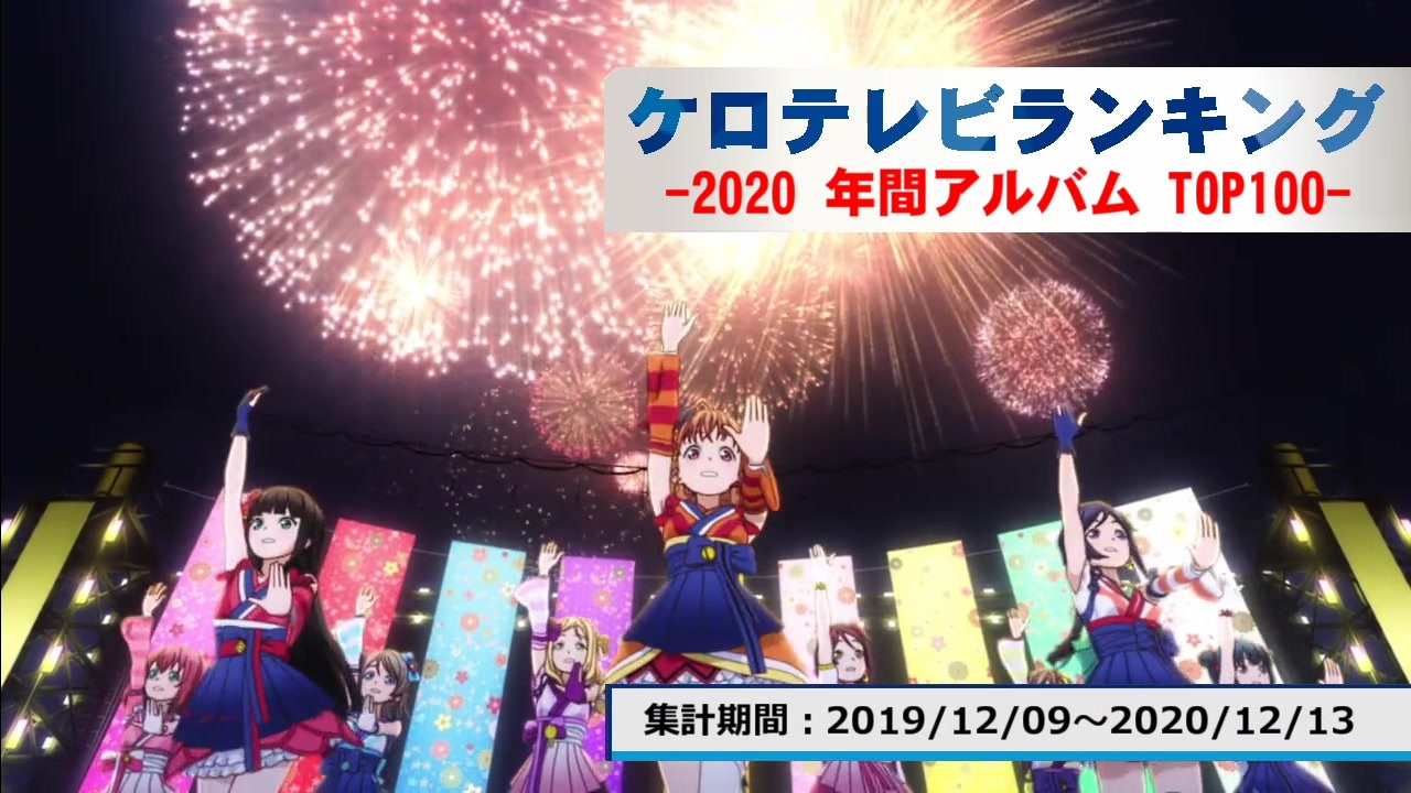 年間アニソンランキング 年アルバム Top100 ケロテレビランキング ニコニコ動画