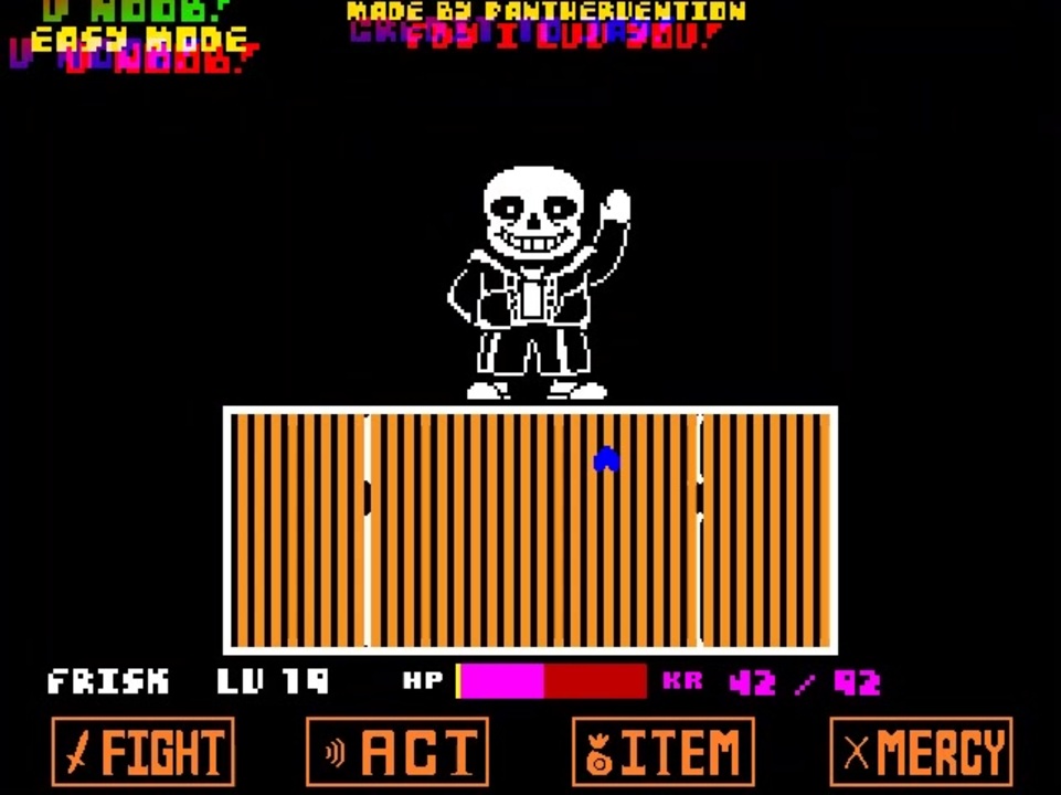 sans fight/ easy mode! by NuggetChild