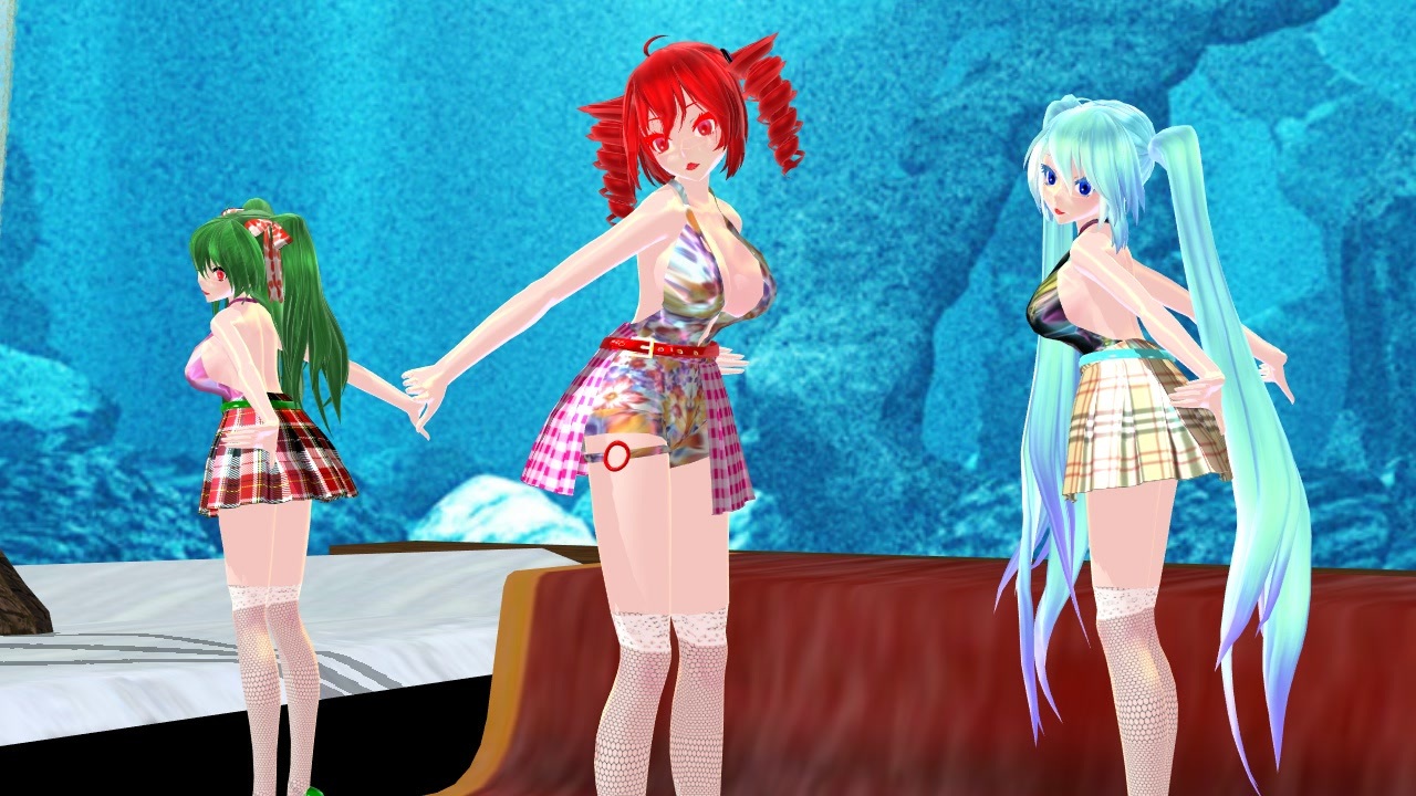 【MMD】四角い地球を丸くする【重音テト　櫻花アリス】 - ニコニコ動画