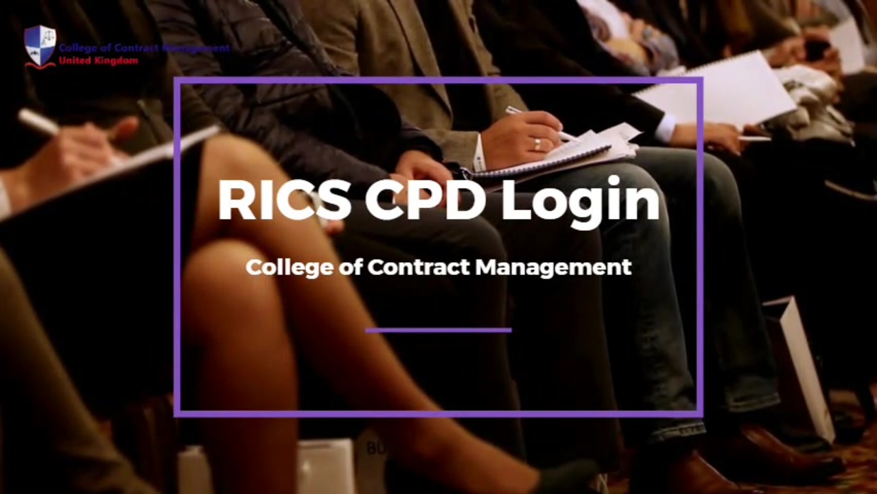 RICS CPD Login 