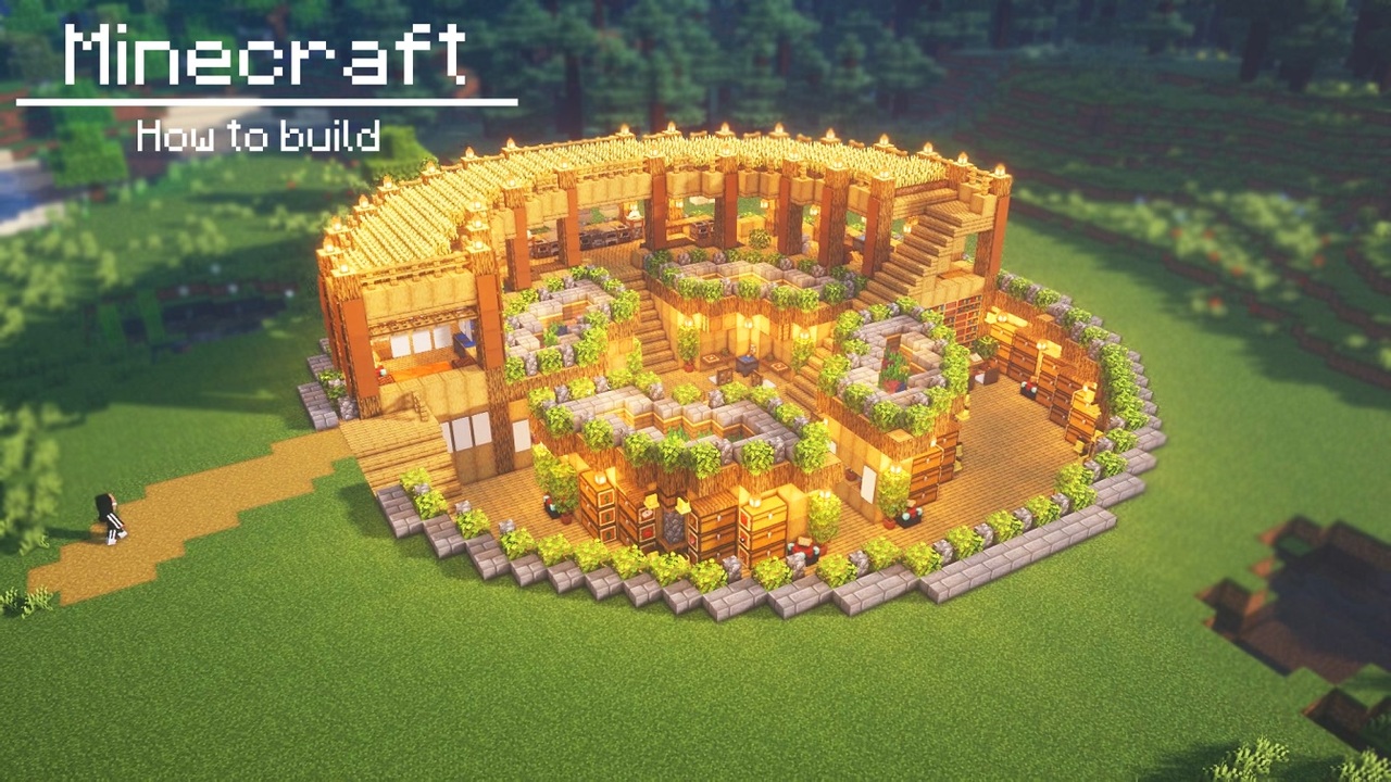 Circular House Design Minecraft