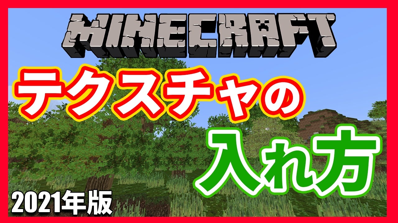 テクスチャ 方 マイクラ 入れ