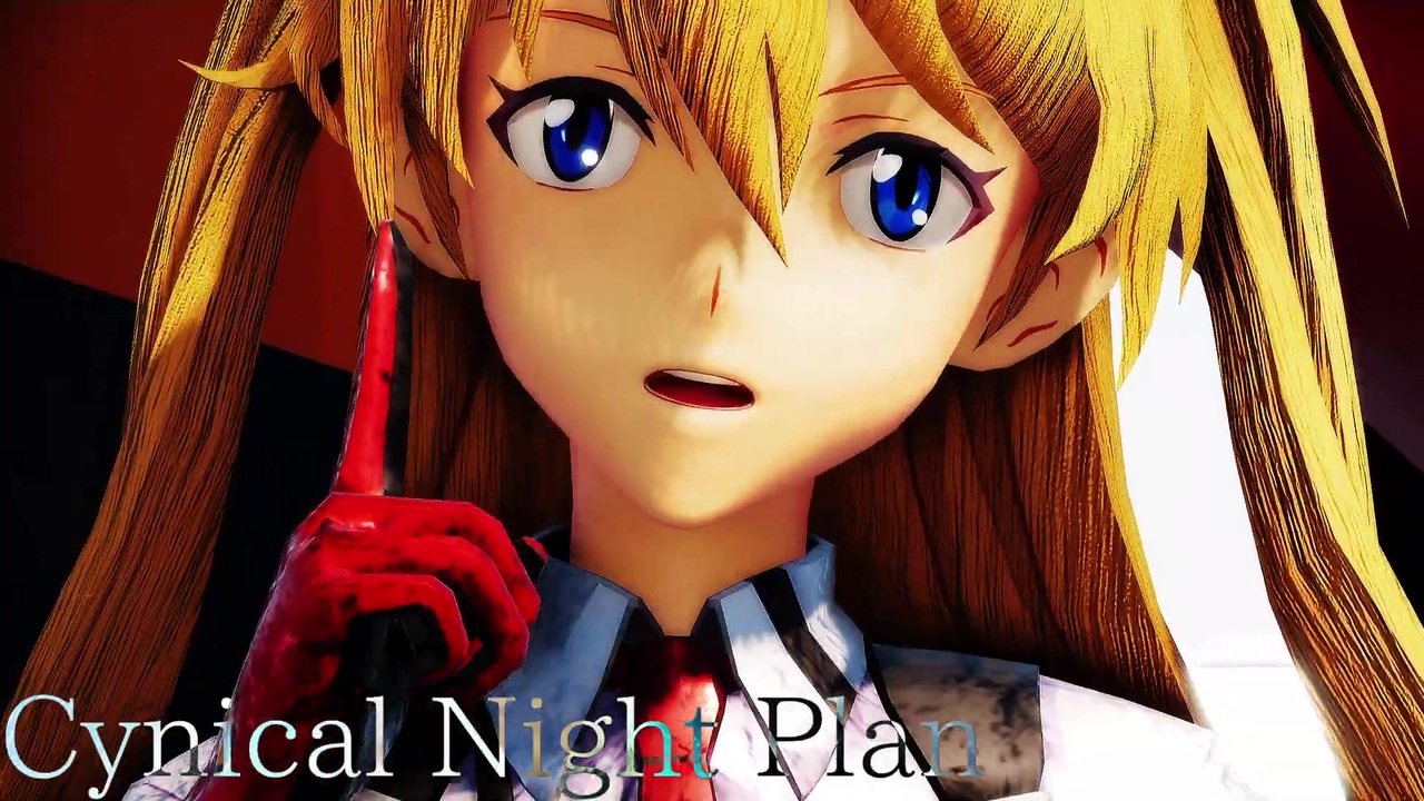 MMDエヴァ】Cynical Night Plan【 アスカ・ラングレー】【60fps