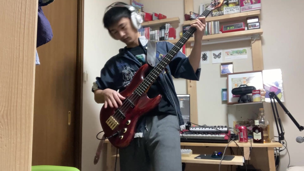 ハチ パンダヒーロー をベースで弾いてみたんダヒーロー 4時間目 ニコニコ動画