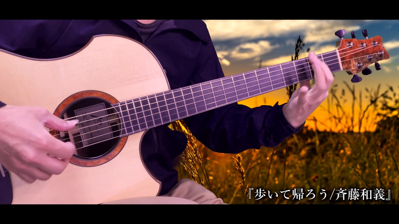 歩いて帰ろう 斉藤和義 Acoustic Guitar Solo ニコニコ動画