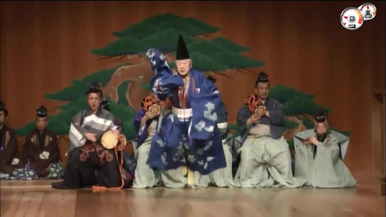 式三番】_δ_『三番三』_｢三番叟_揉之段｣_人間国宝・四世 山本東次郎