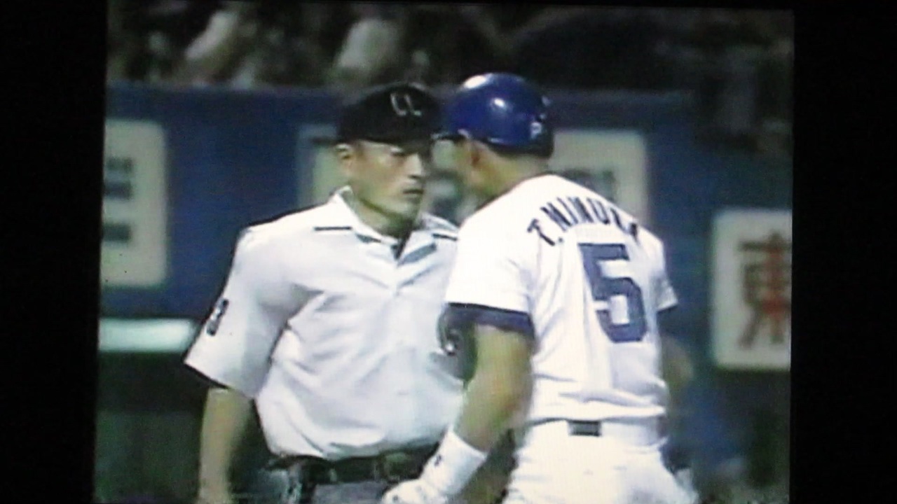 1990中日仁村激怒抗議 読売巨人軍水野雄仁VS中日ドラゴンズ打線 ナゴヤ