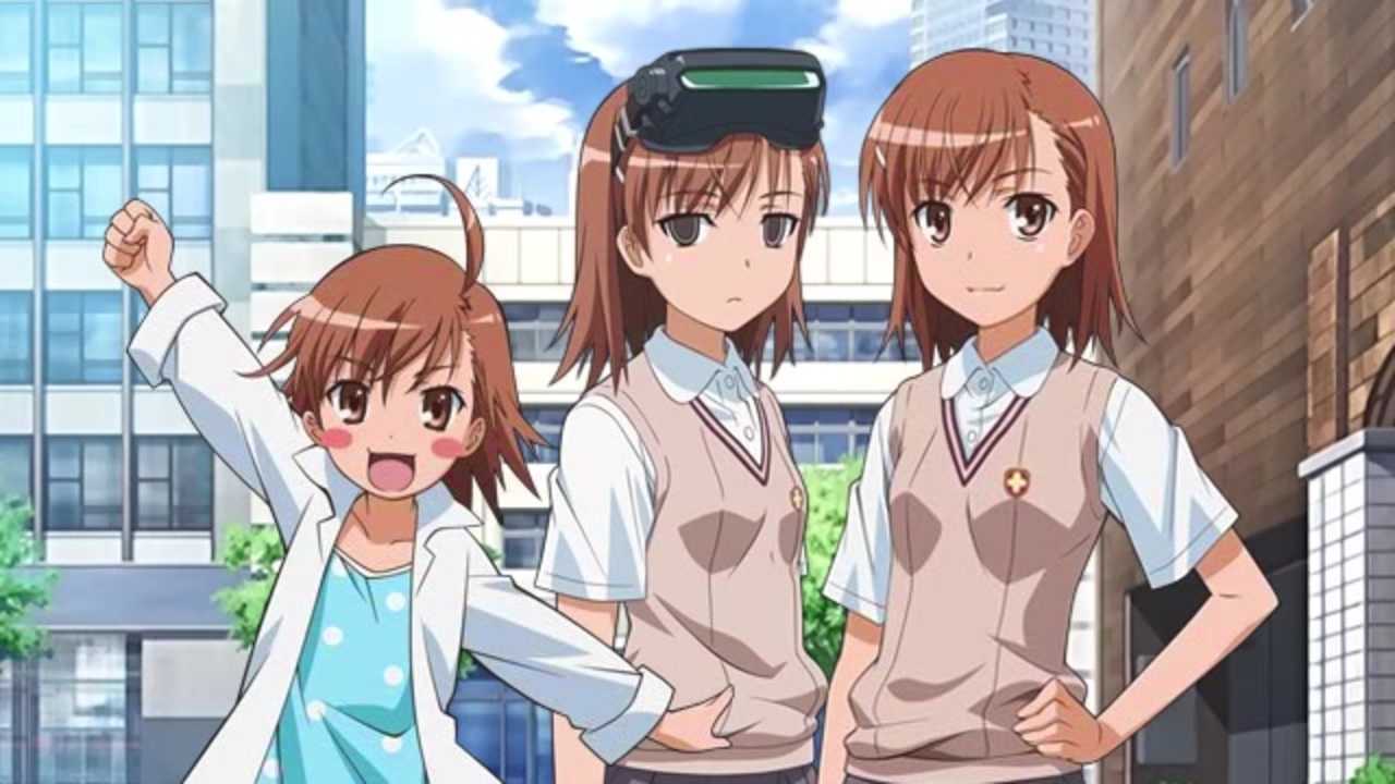 とあるMAD】御坂妹&美琴&打ち止め（ラストオーダー）×アリアリ未来
