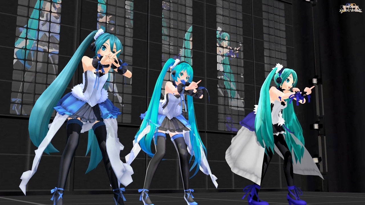 【MMD】 Miku2020 3人で♪Spring of Life♪ [1080P60fps] - ニコニコ動画