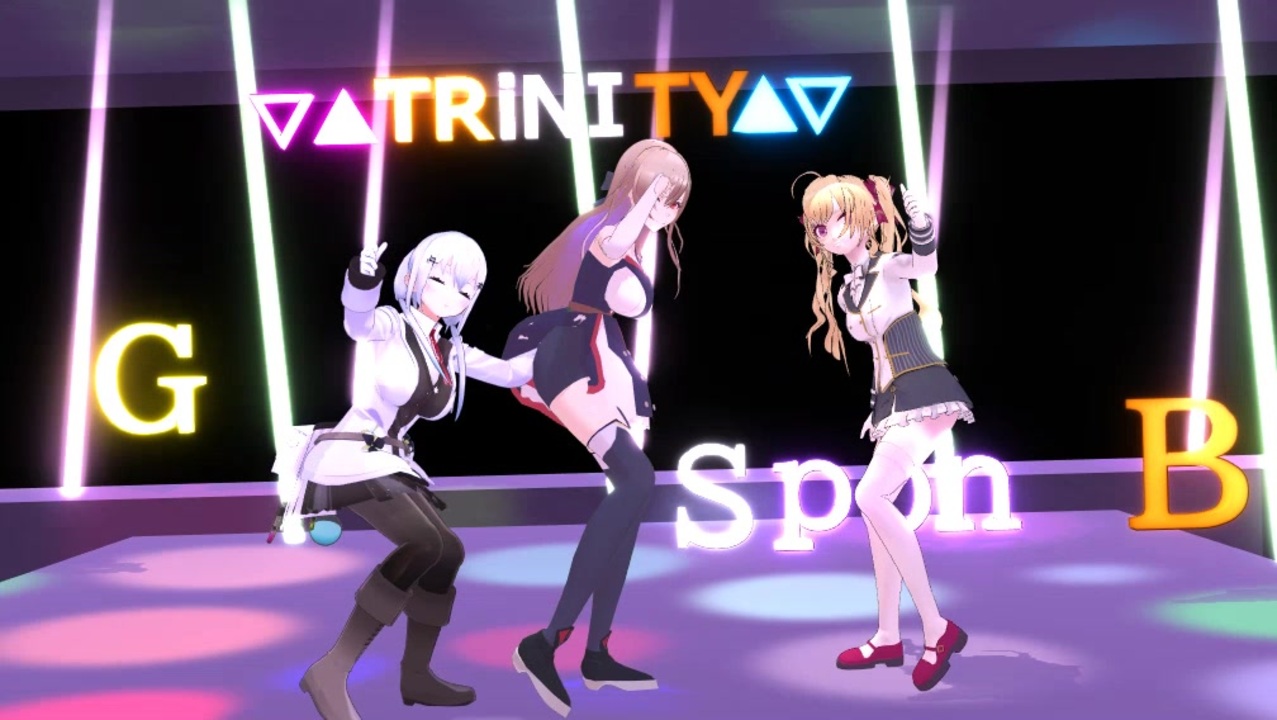 【MMD】WAVE- TRiNITY (にじさんじ) - ニコニコ動画