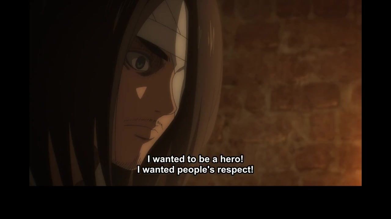 進撃の巨人 英語吹替版 第64話 I Wanted To Become A Hero I Wanted To Be Respected ニコニコ動画