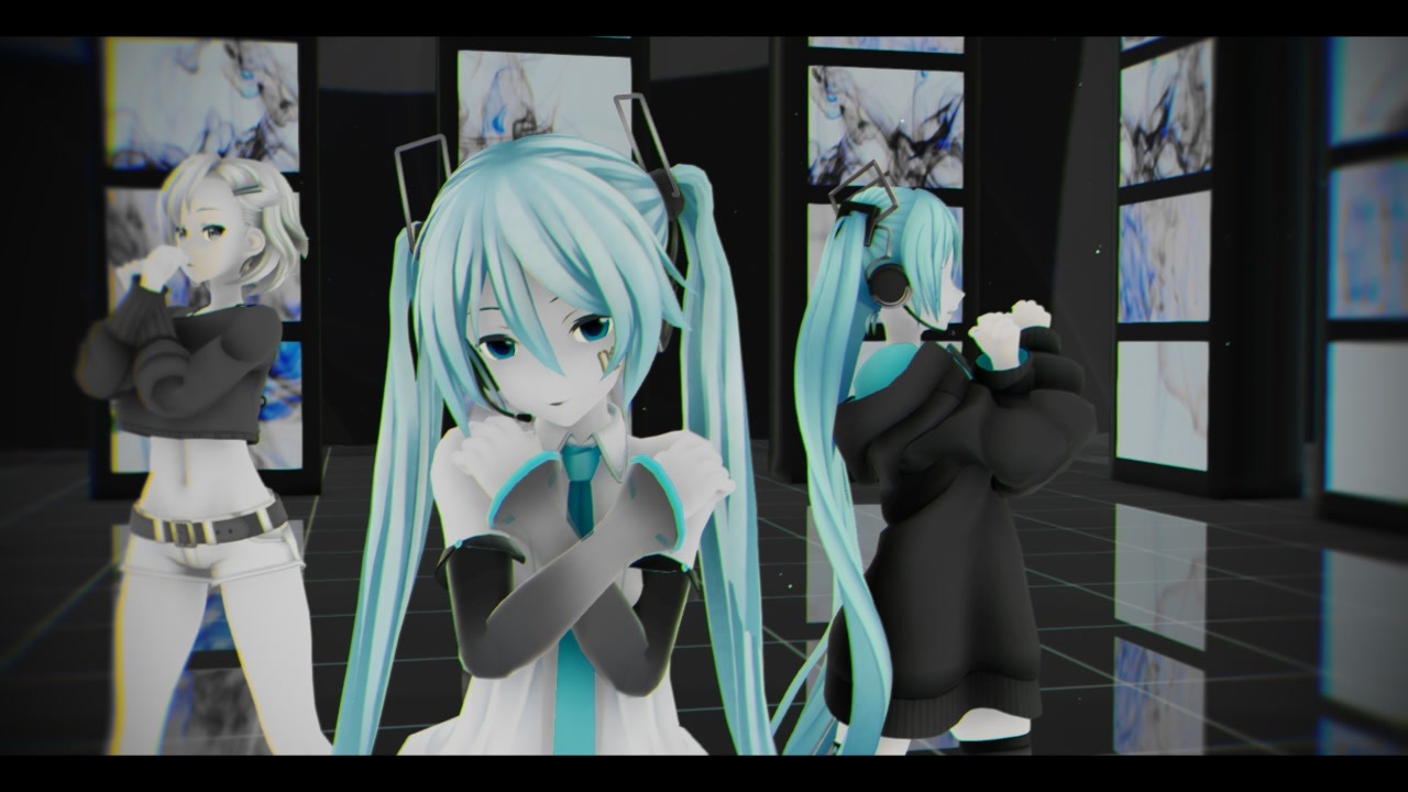 Mmd つみ式ミクちゃん達でecho ニコニコ動画