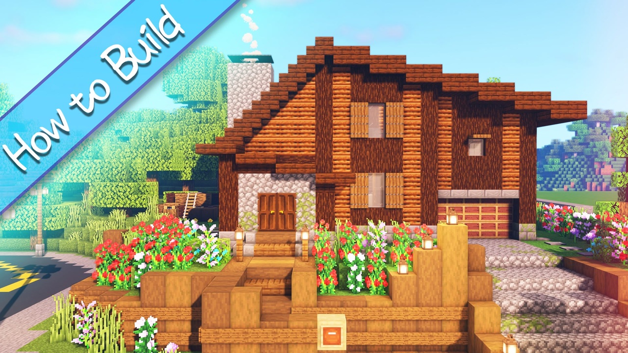 おしゃクラ Part72 木造建築で家を建てる方法 Minecraft ニコニコ動画