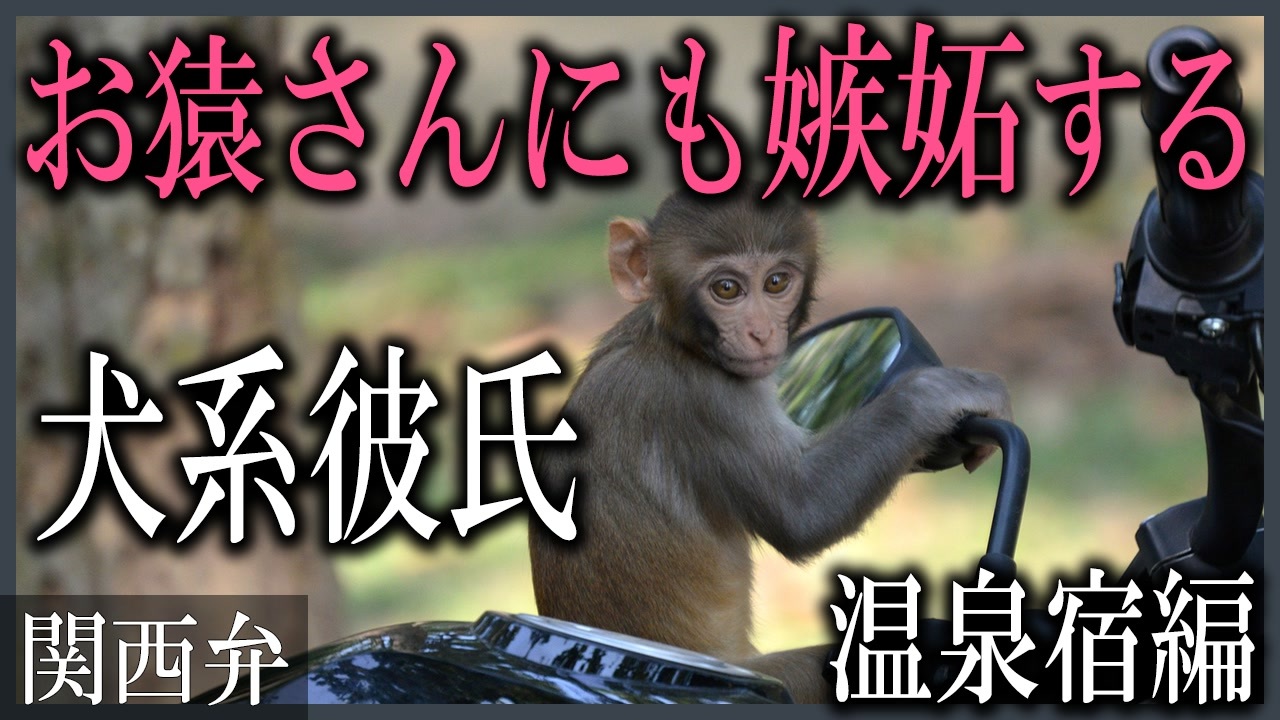女性向けボイス 関西弁でお猿さんにも嫉妬してしまう犬系彼氏を読みました Asmr ニコニコ動画