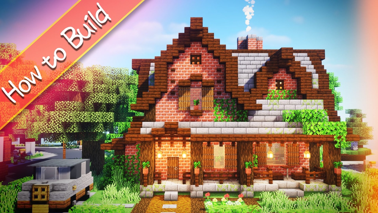 おしゃクラ Part74 レンガの家の作り方 Minecraft ニコニコ動画