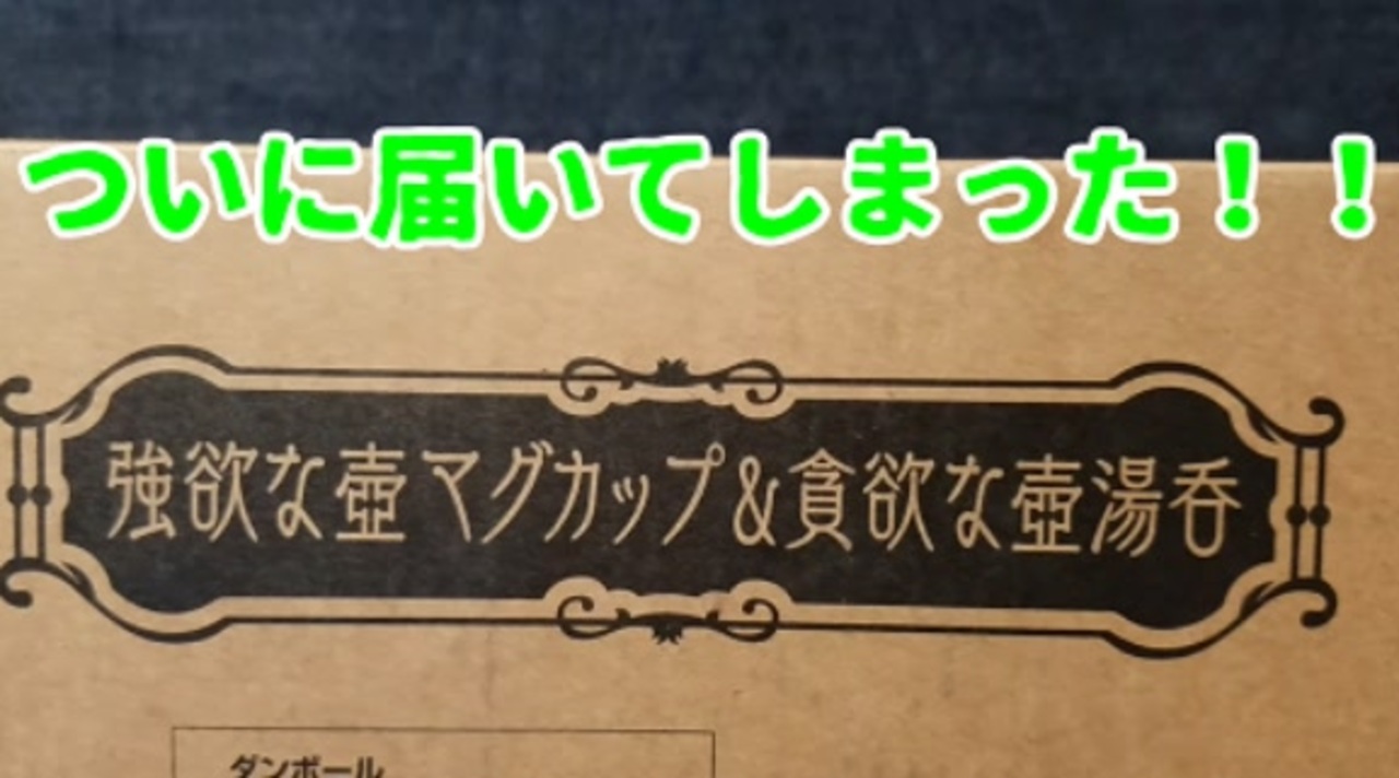 強欲な壺マグカップ と 貪欲な壺湯呑み が届きました ニコニコ動画