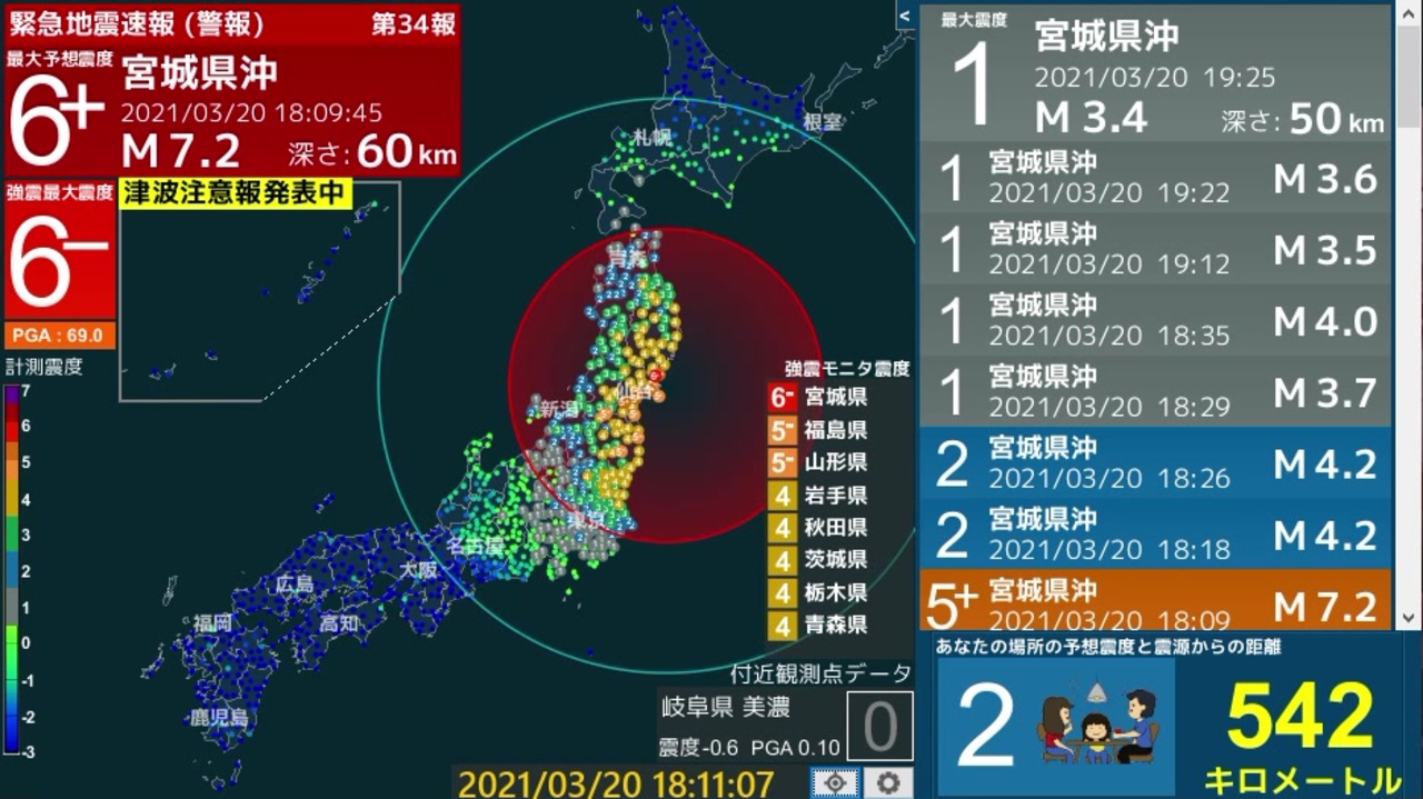 モニタ ライブ 強震 強震モニタ ライブ