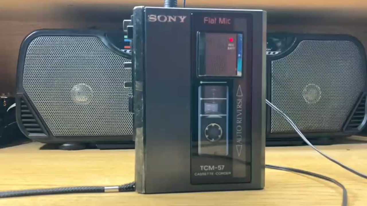 SONY TCM-57でかもめが翔んだ日を聴いてみた - ニコニコ動画