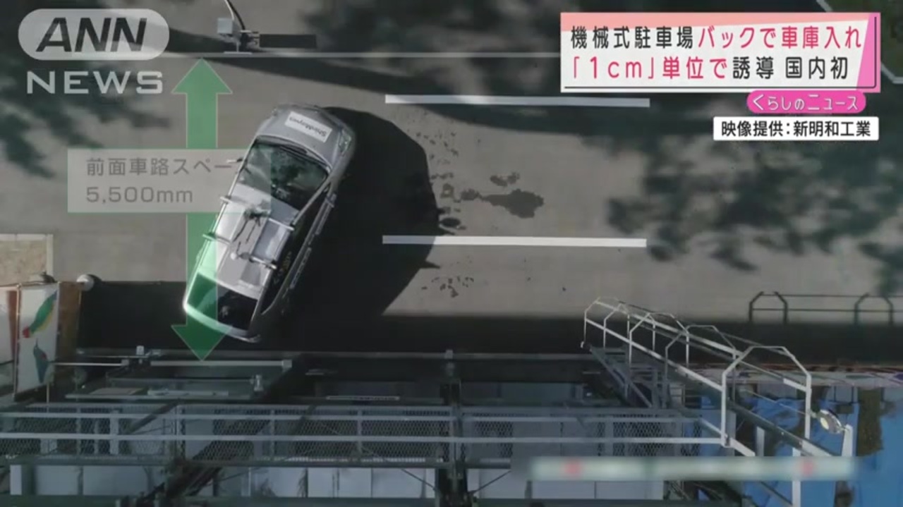 国内初 自動運転で機械式駐車場にバックで車庫入れ ニコニコ動画