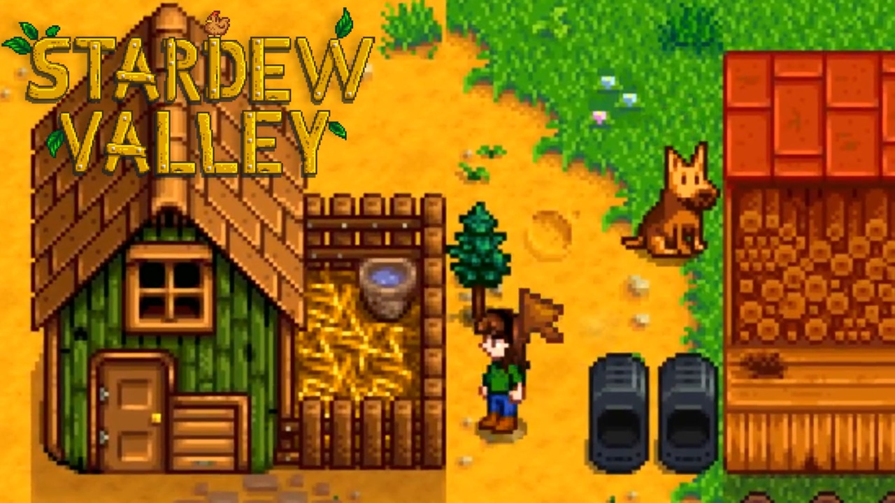 Stardewvalley 16 念願の鶏小屋できました わーい ゲーム実況 ニコニコ動画