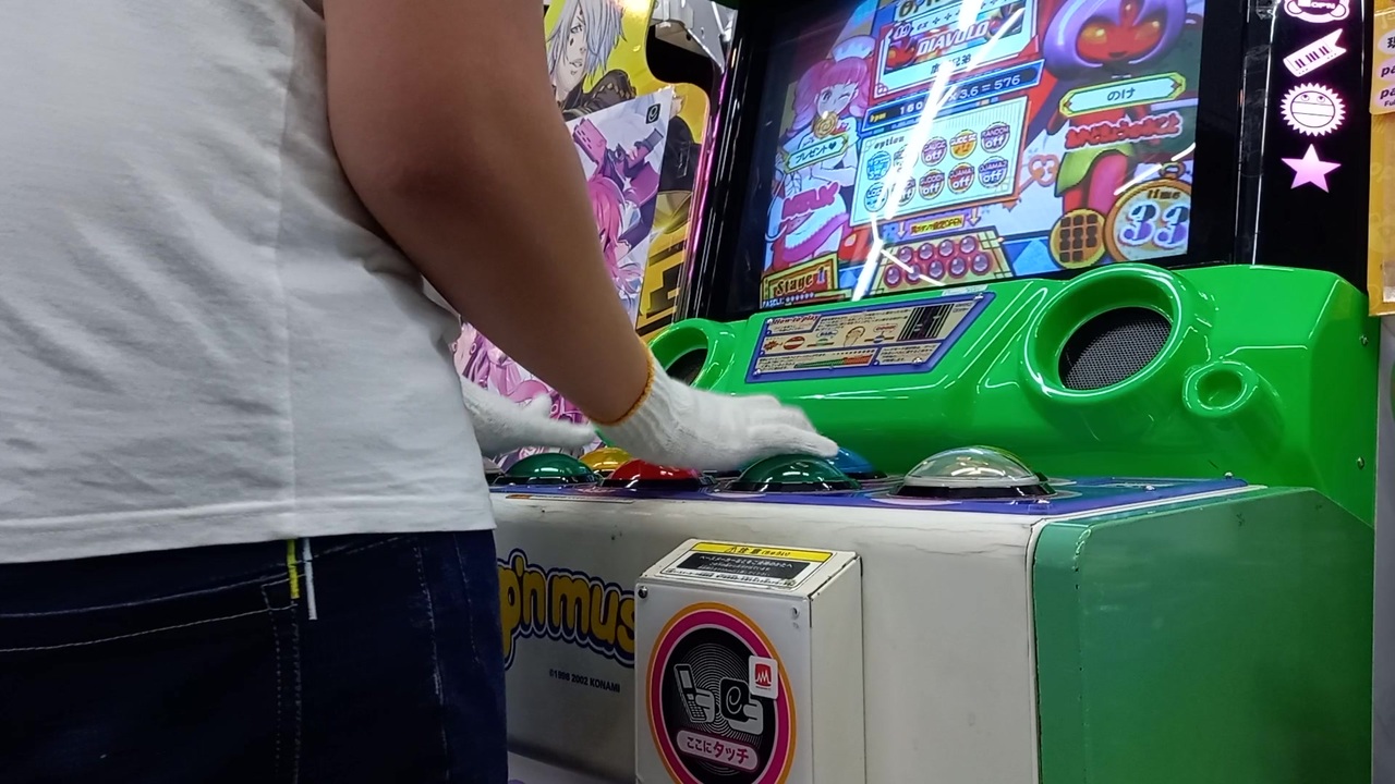 Pop N Music 指押し 手首をなるべく使わずdiavolo Ex をクリアしてみる ニコニコ動画