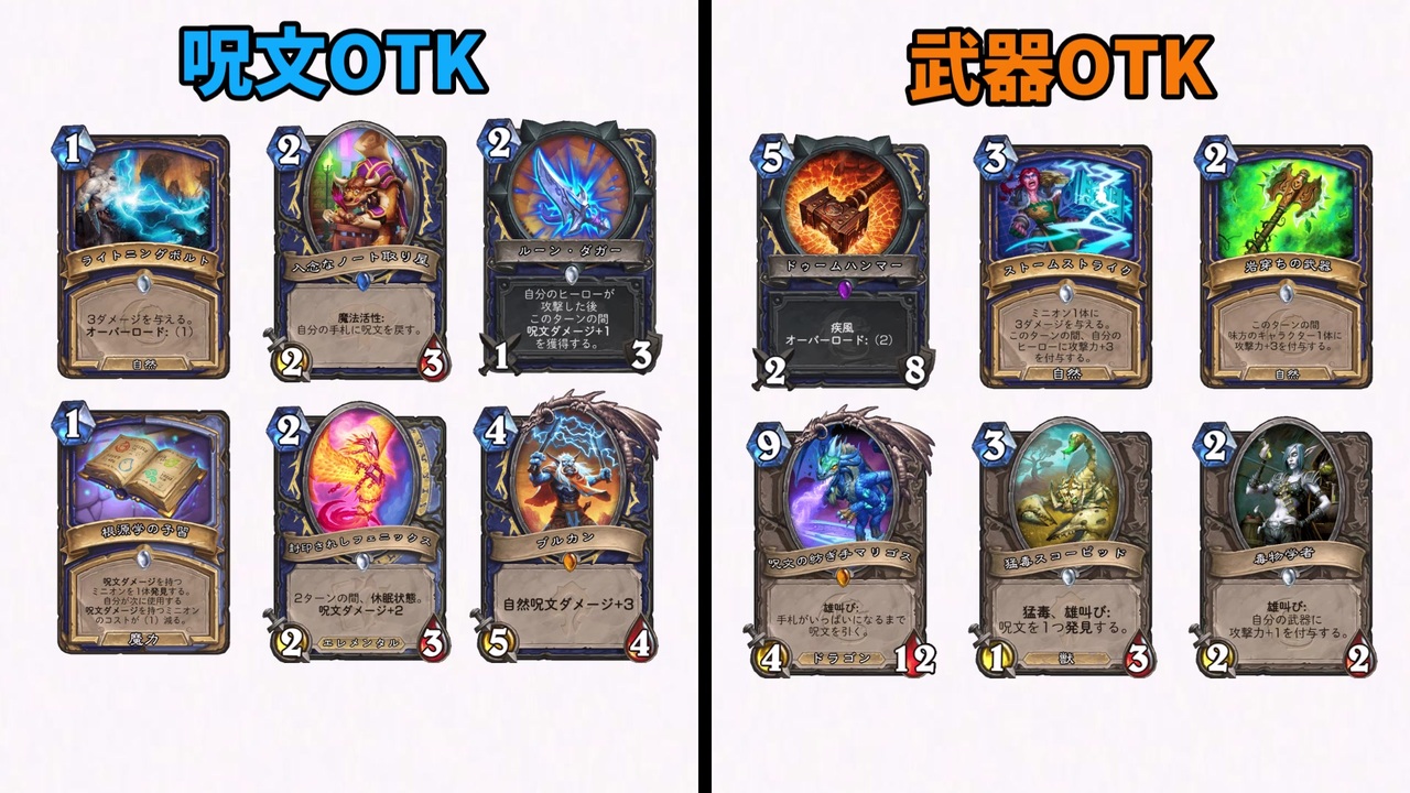 ゆっくり解説 Otkシャーマンやナーフ予想や色々 ハースストーン Hearthstone ニコニコ動画