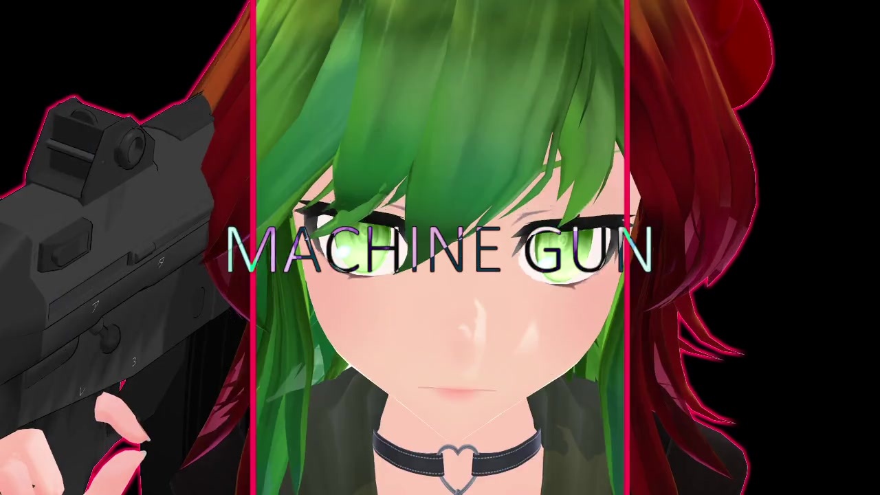 【MMD】MACHINEGUN【GUMI】 - ニコニコ動画