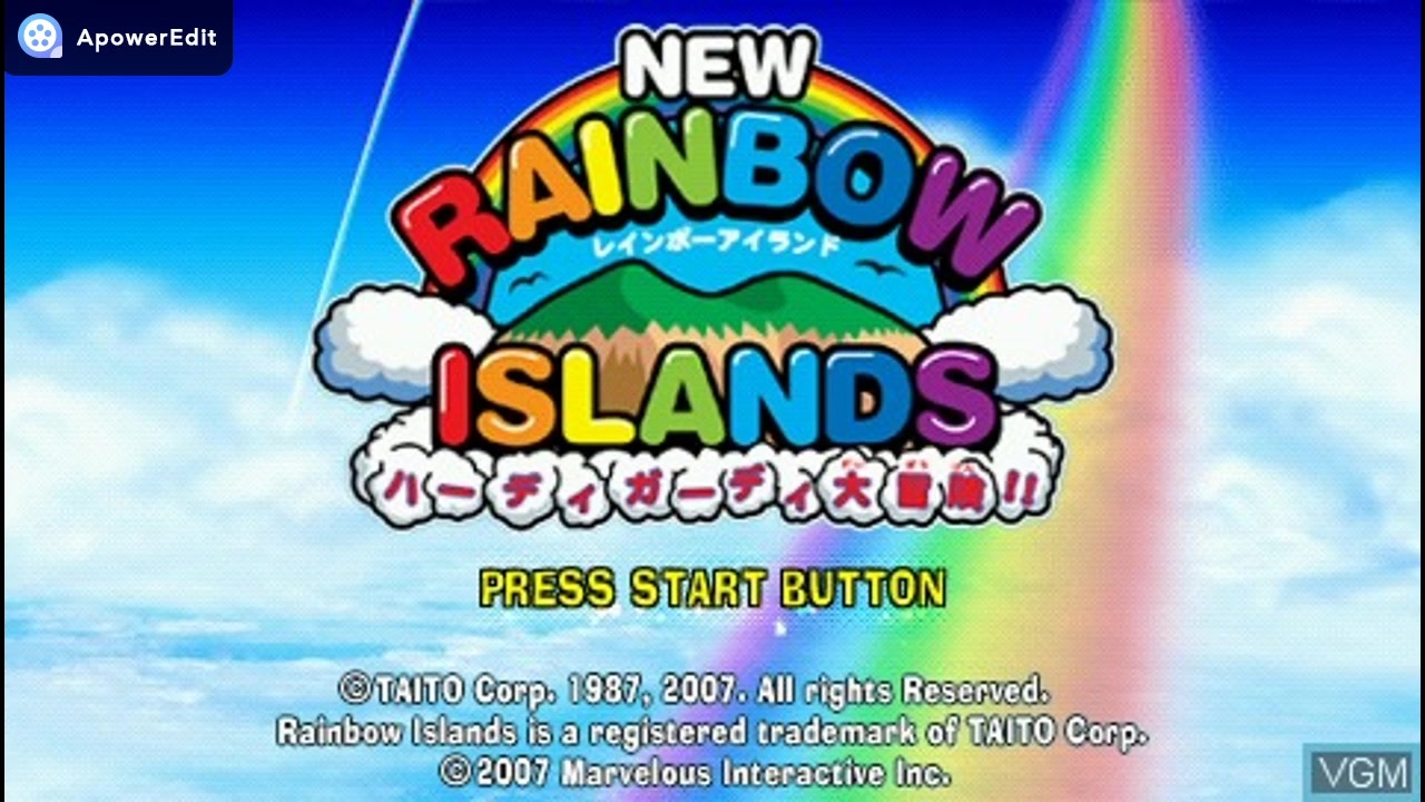 PSP]NEWレインボーアイランド ハーディガーディ大冒険!!(RAINBOW