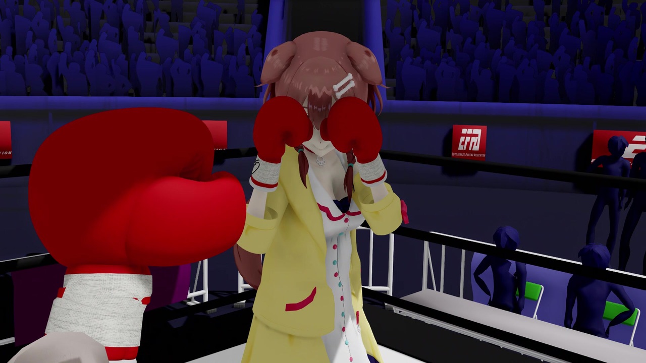 ホロライブmmm Mmd 戌神ころねvsあなた 60fps Povボクシング ニコニコ動画