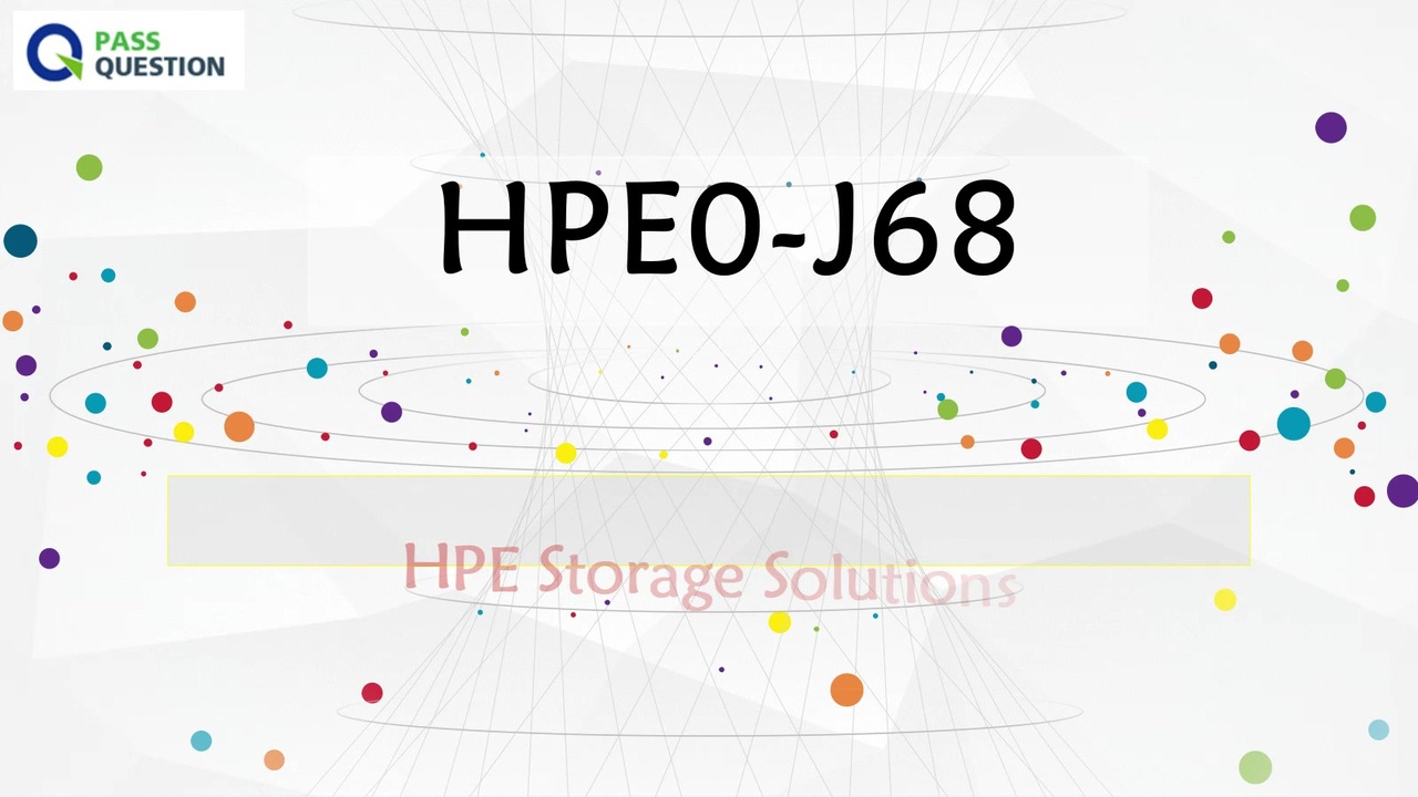 HPE Storage Solutions HPE0-J68 Exam Questions - ニコニコ動画