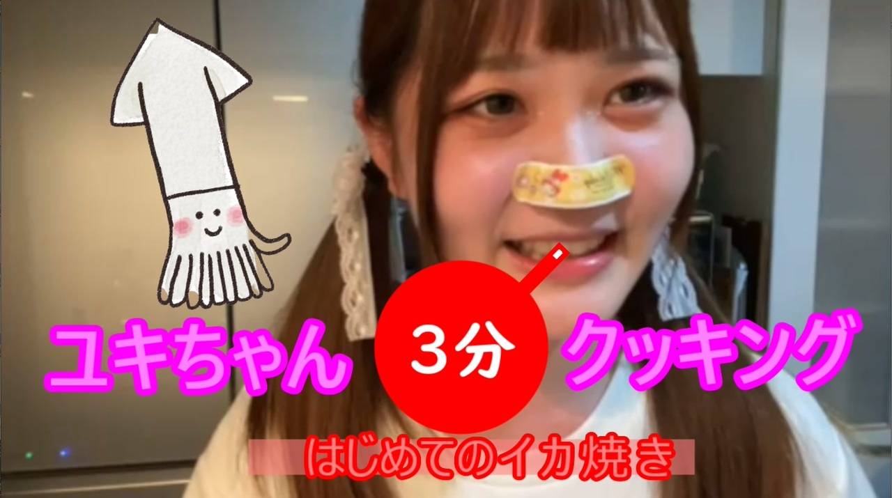 ユキちゃん3分クッキング はじめてのイカ焼き ニコニコ動画
